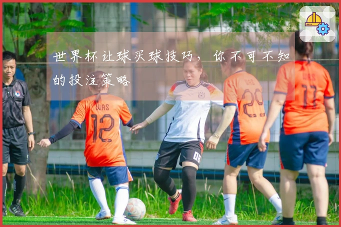 世界杯让球买球技巧，你不可不知的投注策略